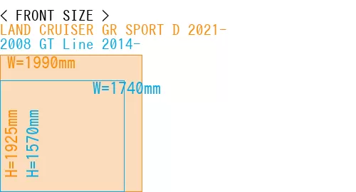 #LAND CRUISER GR SPORT D 2021- + 2008 GT Line 2014-